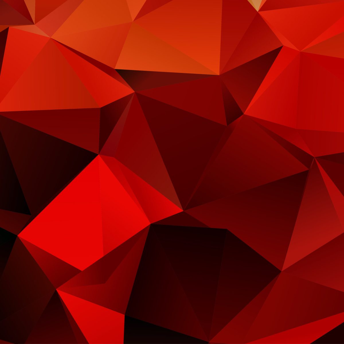 Fiery themed low poly design background
